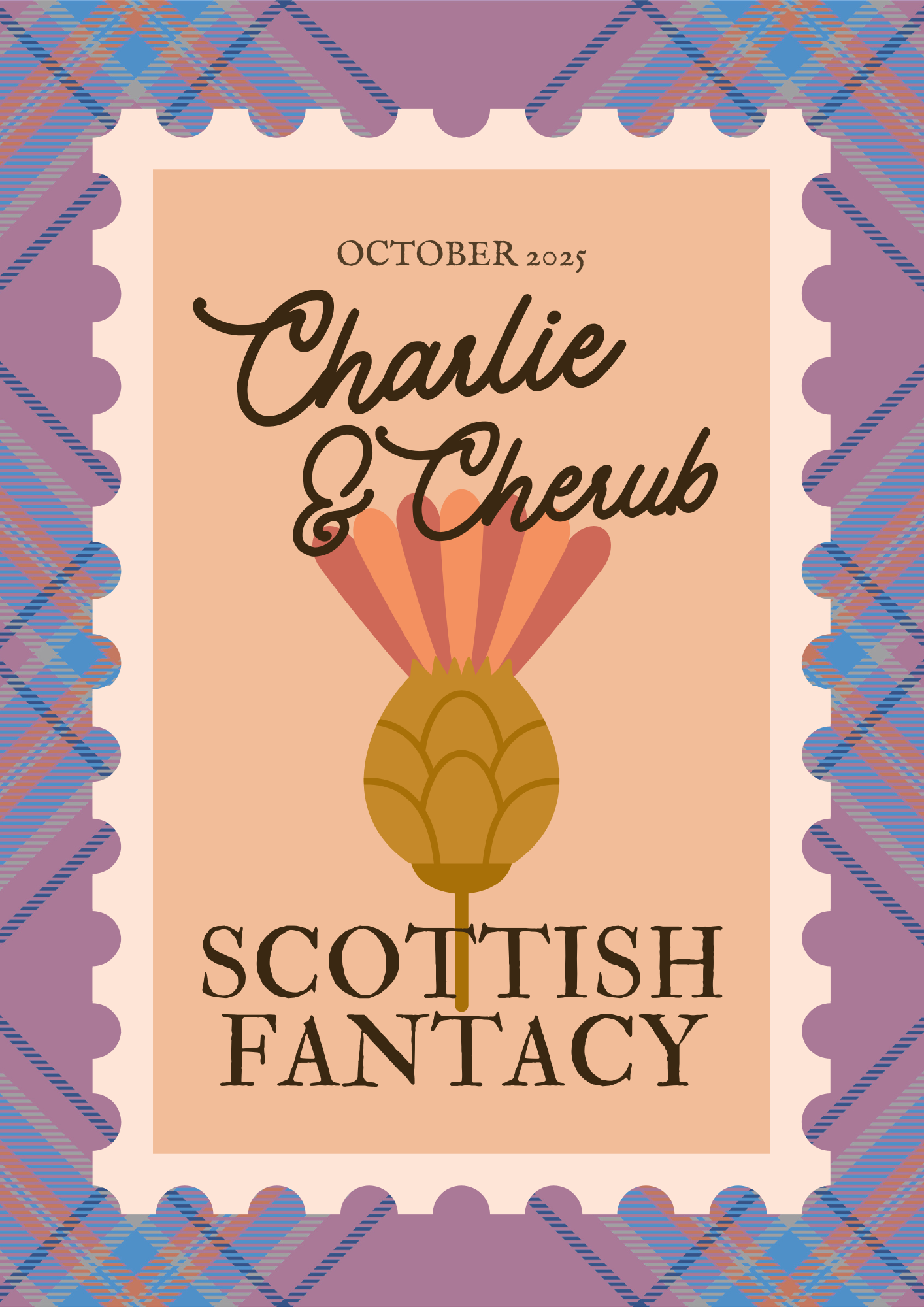Scottish Fantazy Book Cover — Charlie & Cherub